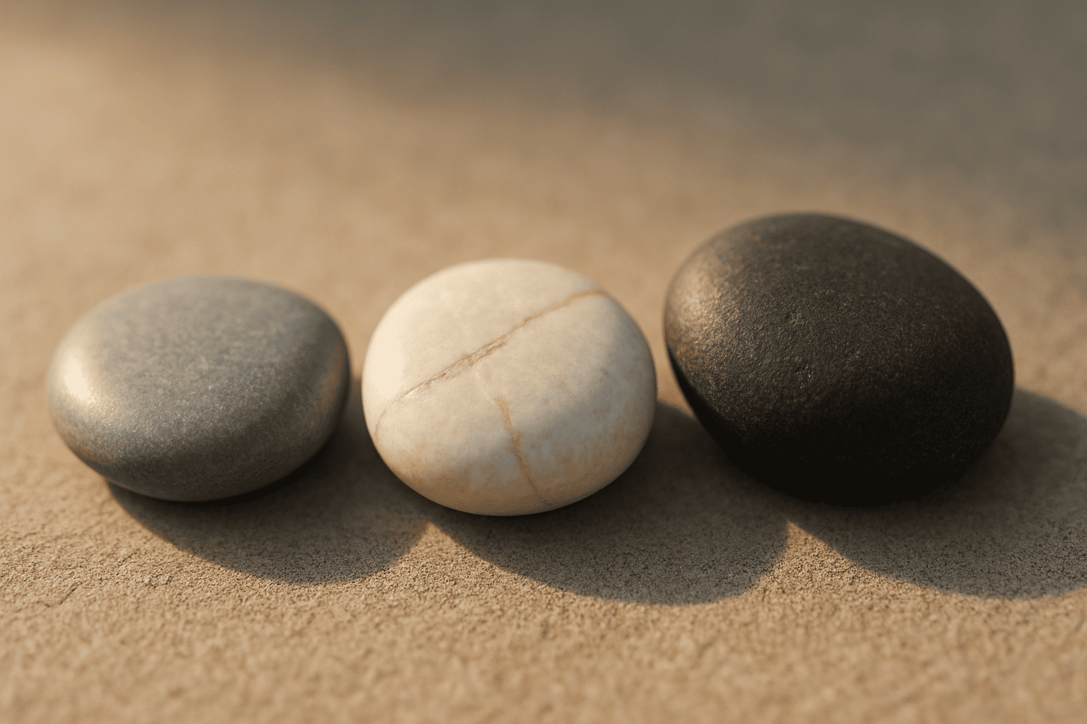 Pierres symbolisant les 3 Armures